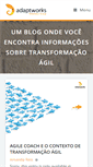 Mobile Screenshot of blog.adaptworks.com.br